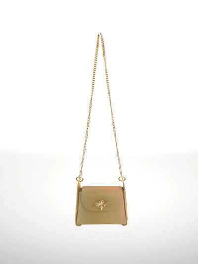 Molly Mini Leather Bag in Verde