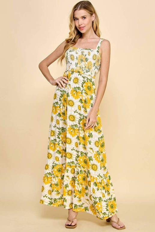 Sunflower Maxi Dress