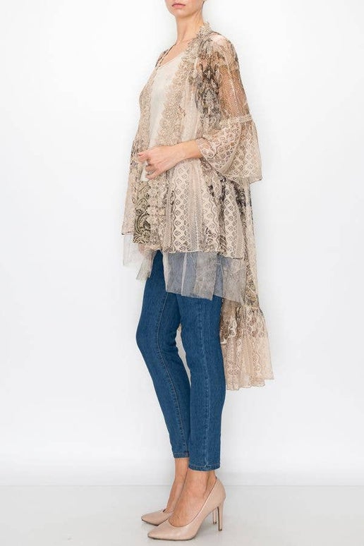 Jamie Lace Cardigan Duster