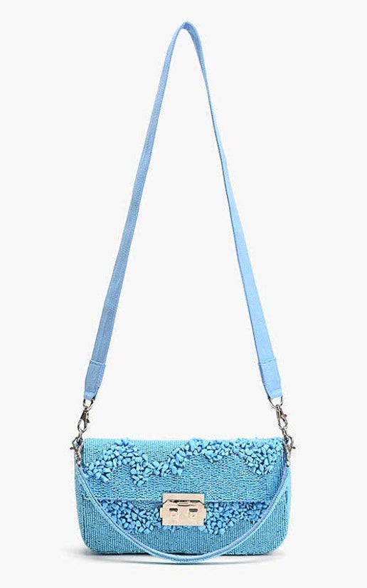 Azure Blue Skyline Shoulder Bag - America & Beyond