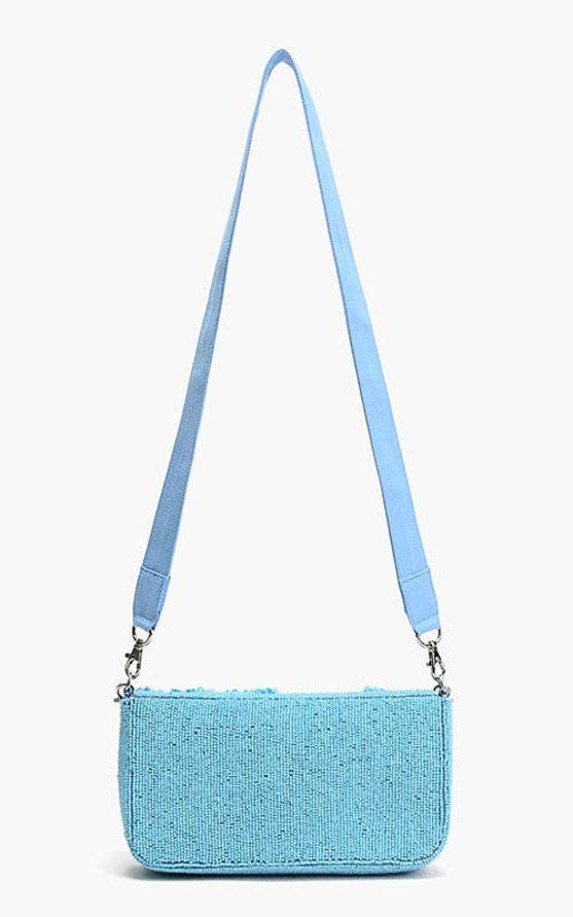 Azure Blue Skyline Shoulder Bag - America & Beyond