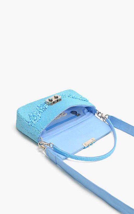 Azure Blue Skyline Shoulder Bag - America & Beyond