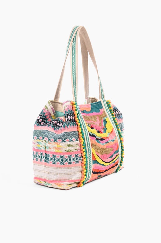 Daphne Embellished Tote - America & Beyond