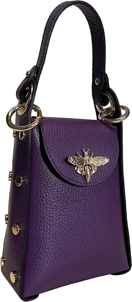 L'Abeille Tall Bag in Purple