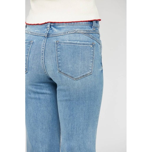 Mica Denim - MID RISE SLIGHT FLARE DART DETAIL: GALLIMARD, 32