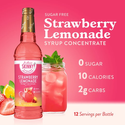 Strawberry Lemonade Flavor Keto Friendly, 25.4 Fl Oz