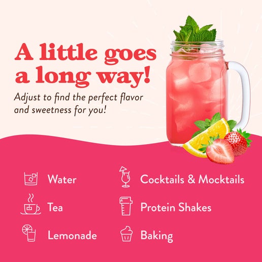 Strawberry Lemonade Flavor Keto Friendly, 25.4 Fl Oz