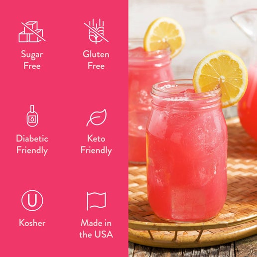 Strawberry Lemonade Flavor Keto Friendly, 25.4 Fl Oz