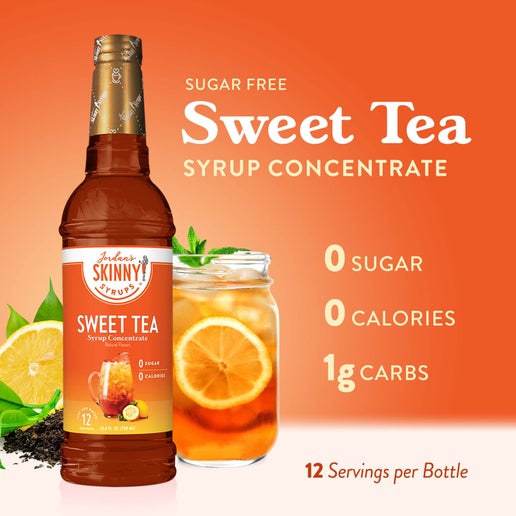 Sweet Tea Syrup Concentrate - Jordan's Skinny Mixes - Sugar Free