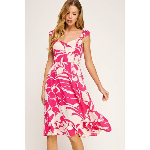Fresh Breeze Midi Dress