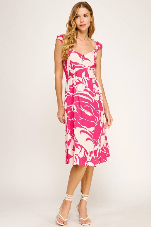 Fresh Breeze Midi Dress