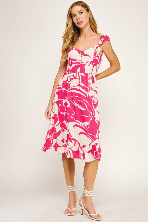 Fresh Breeze Midi Dress