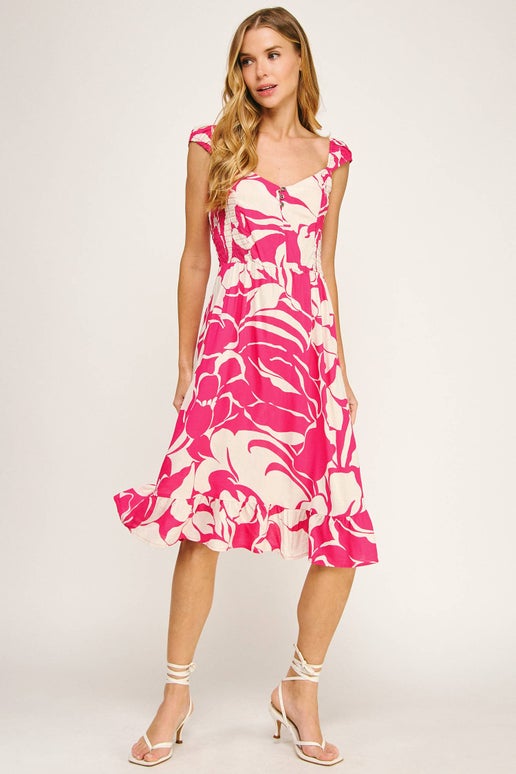 Fresh Breeze Midi Dress