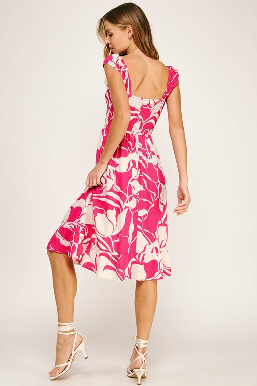 Fresh Breeze Midi Dress