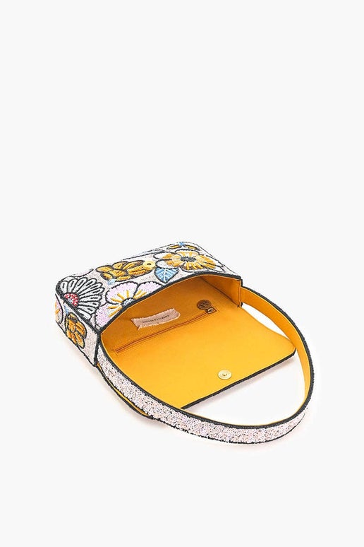 Daisy Daydream Embellished Shoulder Bag - America & Beyond
