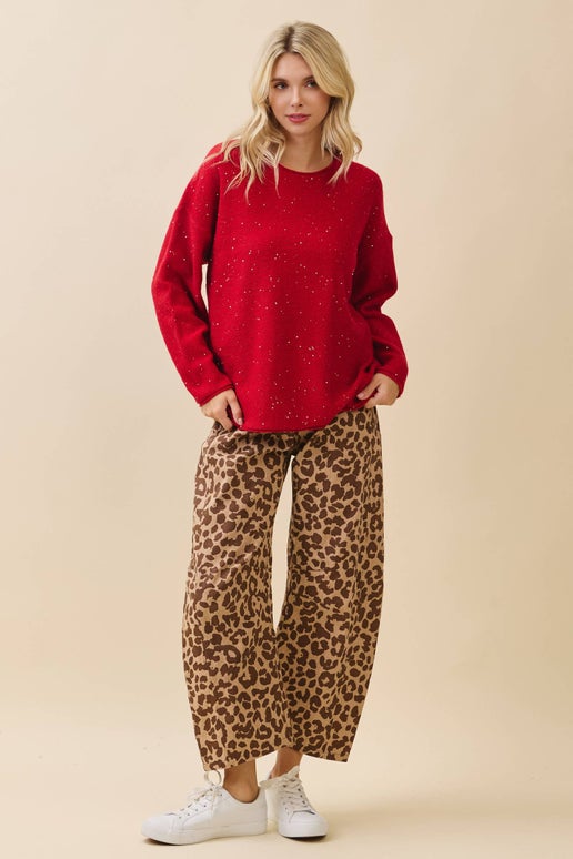 The Ruby Glow Sweater