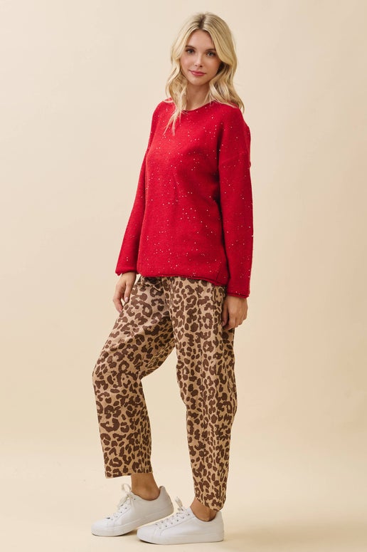 The Ruby Glow Sweater