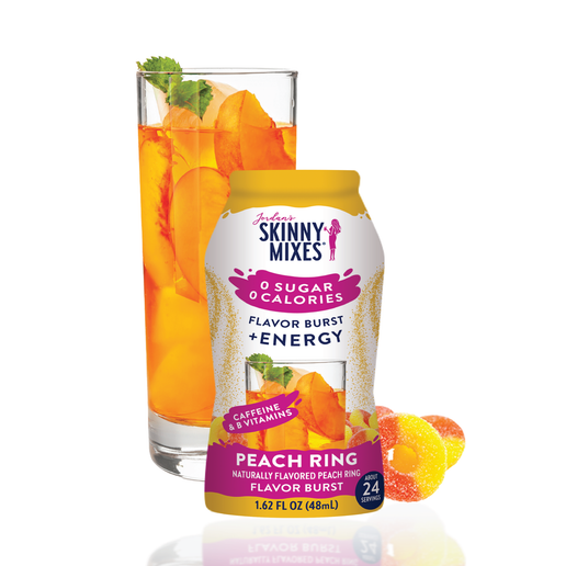 Flavor Burst - Sugar Free Peach Ring + Energy -Jordan's Skinny Mixes