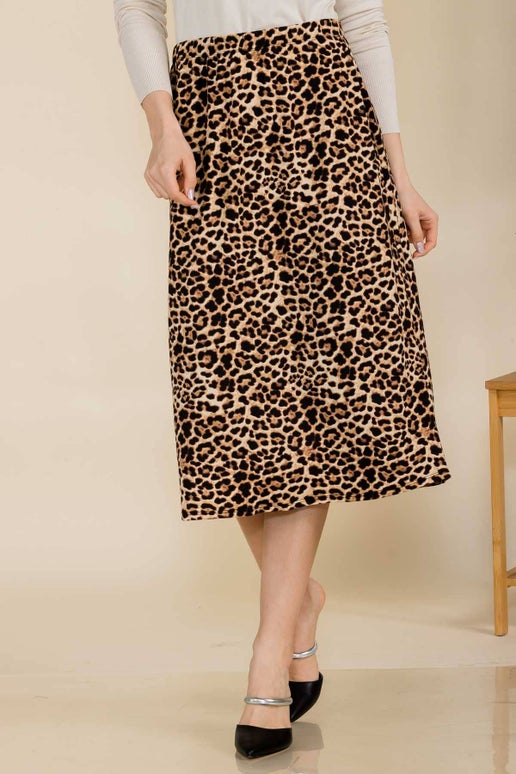 Rowdie Animal Print Skirt