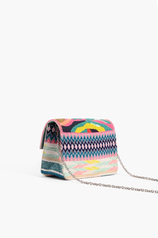 Daphne Embellished Crafted Clutch - America & Beyond