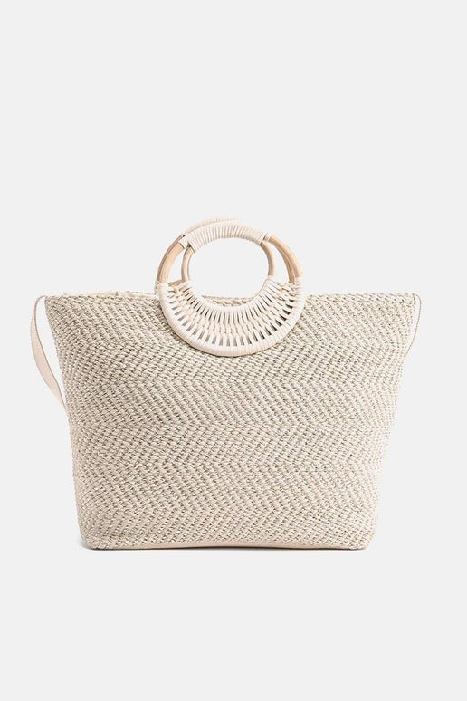 Birch Lurex Durrie Tote - America & Beyond