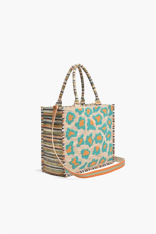 Wild Leopard Day Tote - America & Beyond