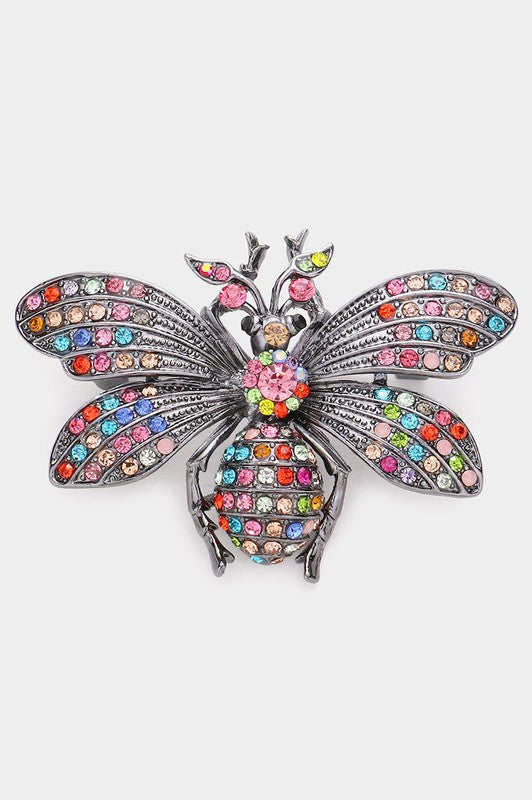 Pave Bee Brooch