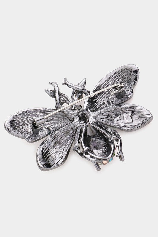 Pave Bee Brooch