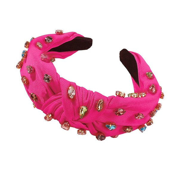 Priscilla Multi Colored Rhinestone Headband