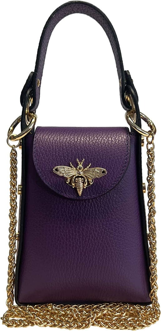 L'Abeille Tall Bag in Purple