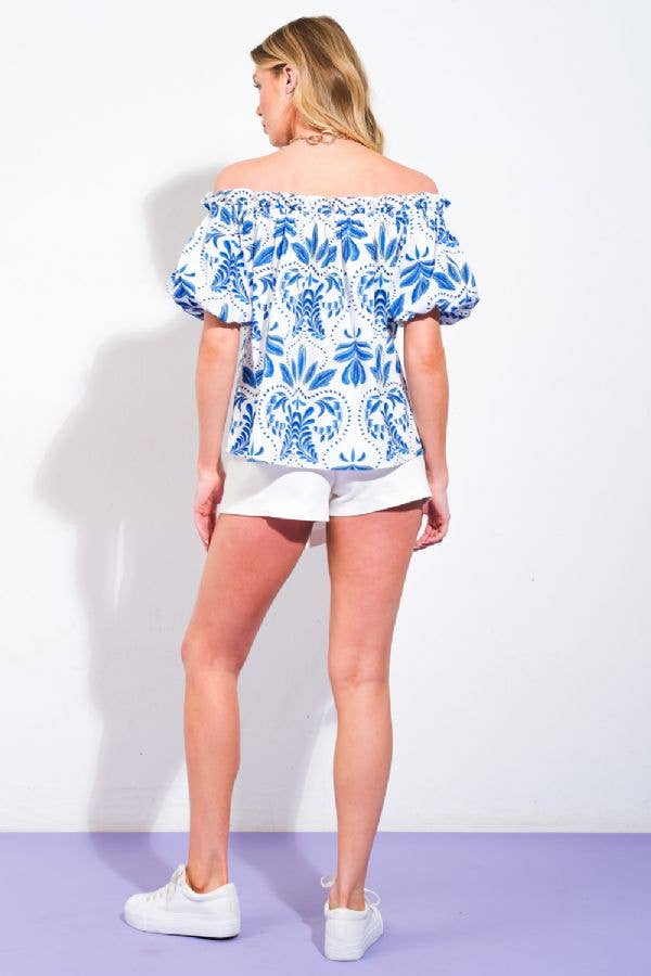 The Santorini Breeze Top