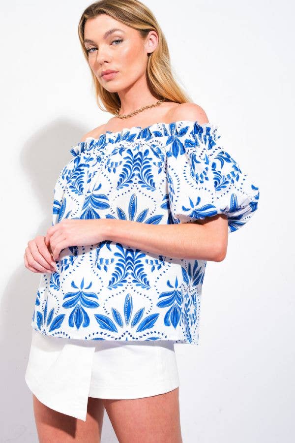 The Santorini Breeze Top