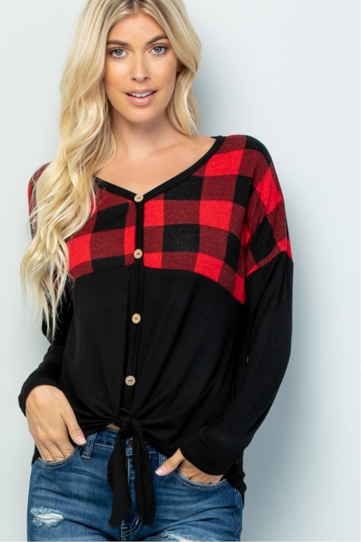 Scarlet Heritage Long Sleeve Top