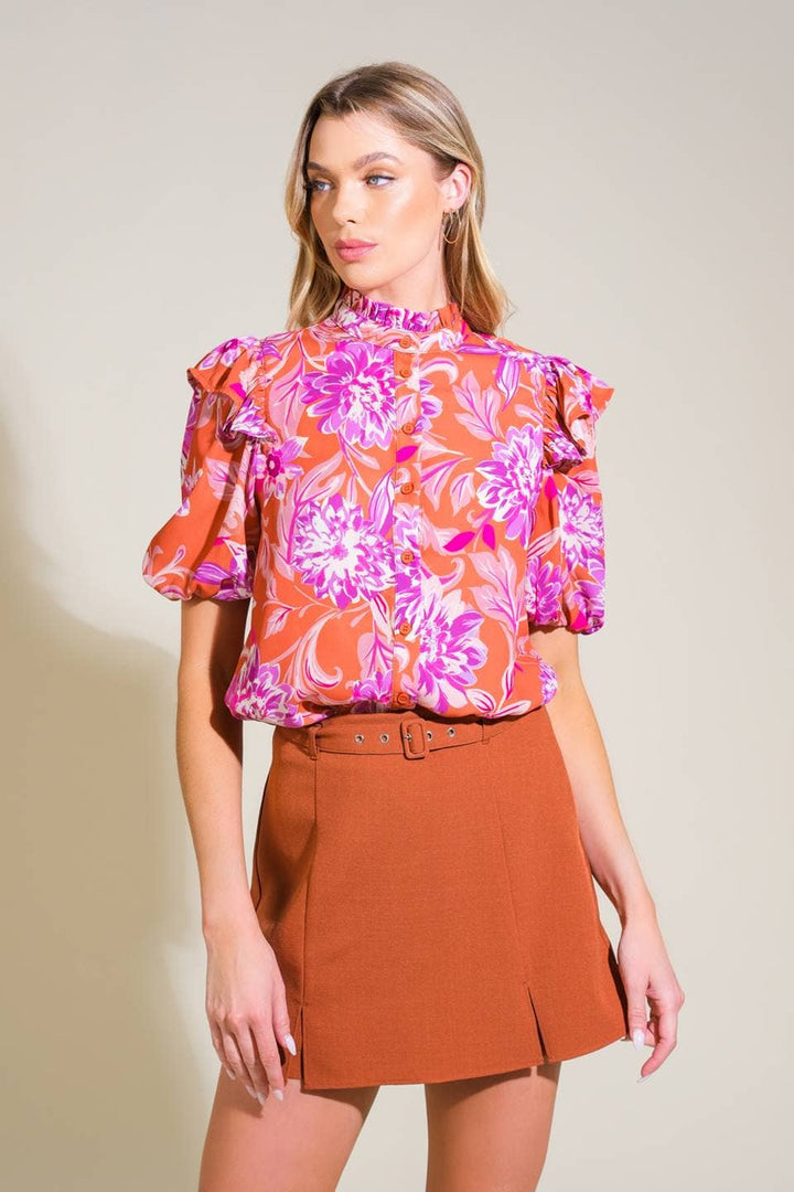 The Sunset Bloom Blouse