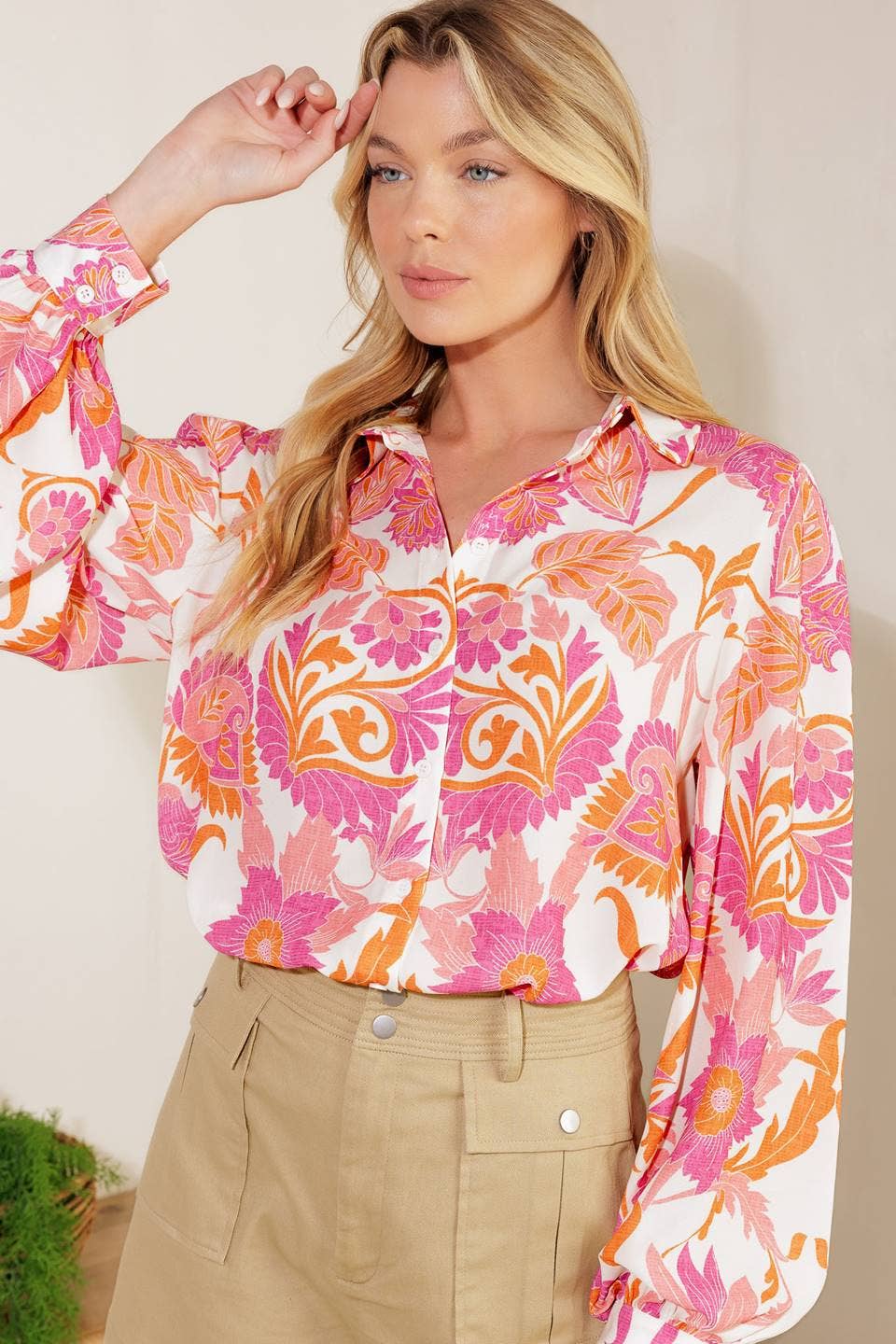 The Sunset Garden Blouse