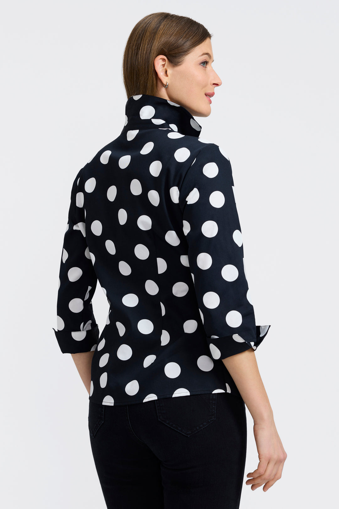 Salina Polka Dot 3/4 Sleeve Shirt