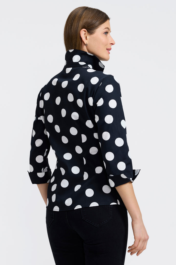 Salina Polka Dot 3/4 Sleeve Shirt