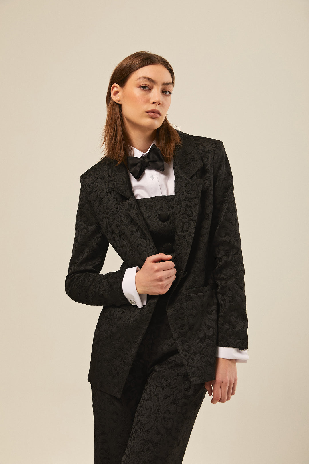 Paisley Tailored Blazer - Hilary MacMillan