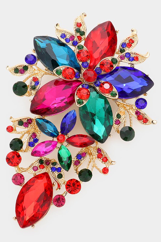 Cluster Bouquet XL Brooch Multicolor