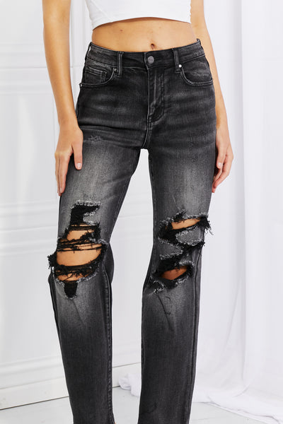 Lois Distressed Loose Fit Jeans - Risen