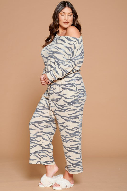 Sasha Tiger Print Jumpsuit