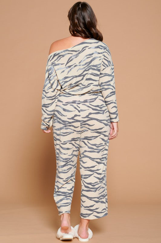 Sasha Tiger Print Jumpsuit