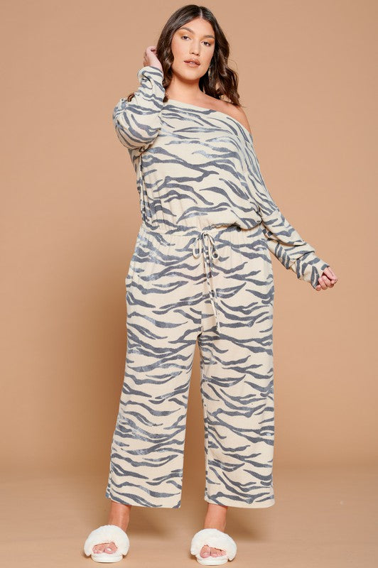 Sasha Tiger Print Jumpsuit