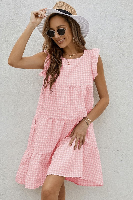Spring is in the Air Gingham Dress