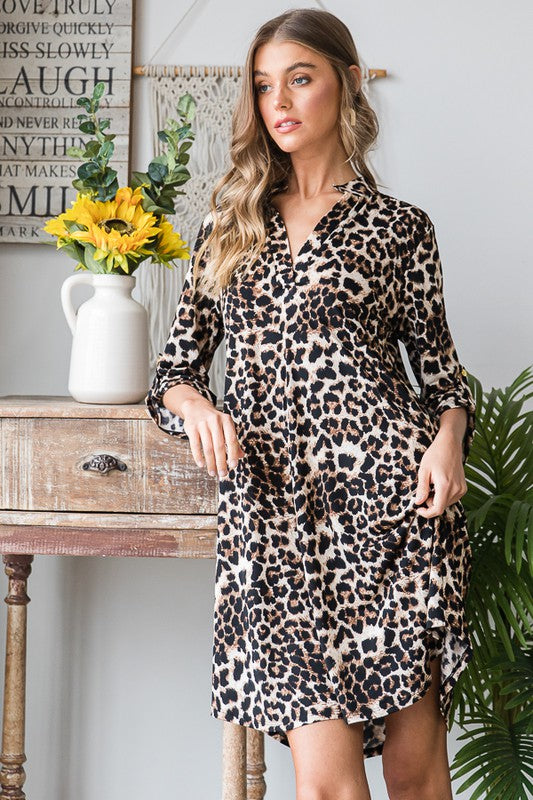 Drama Queen Leopard Dress