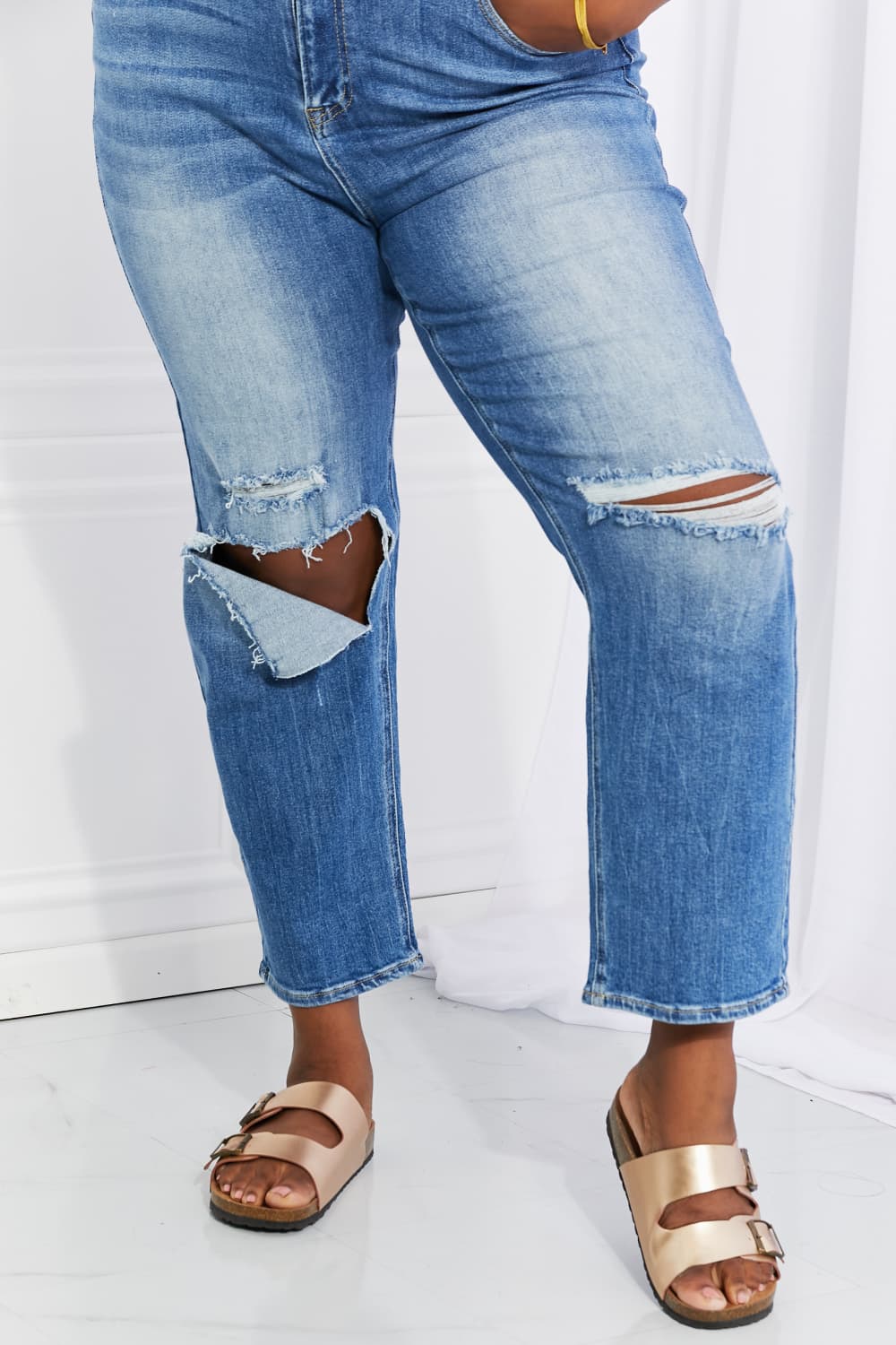 Emily High Rise Relaxed Jeans Risen