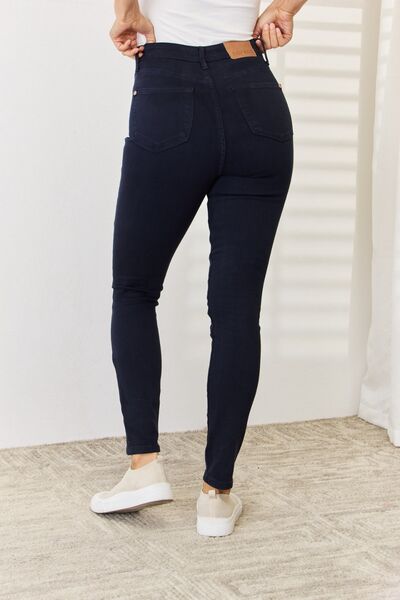 Gemma Garment Dyed Tummy Control Skinny Jeans - Judy Blue