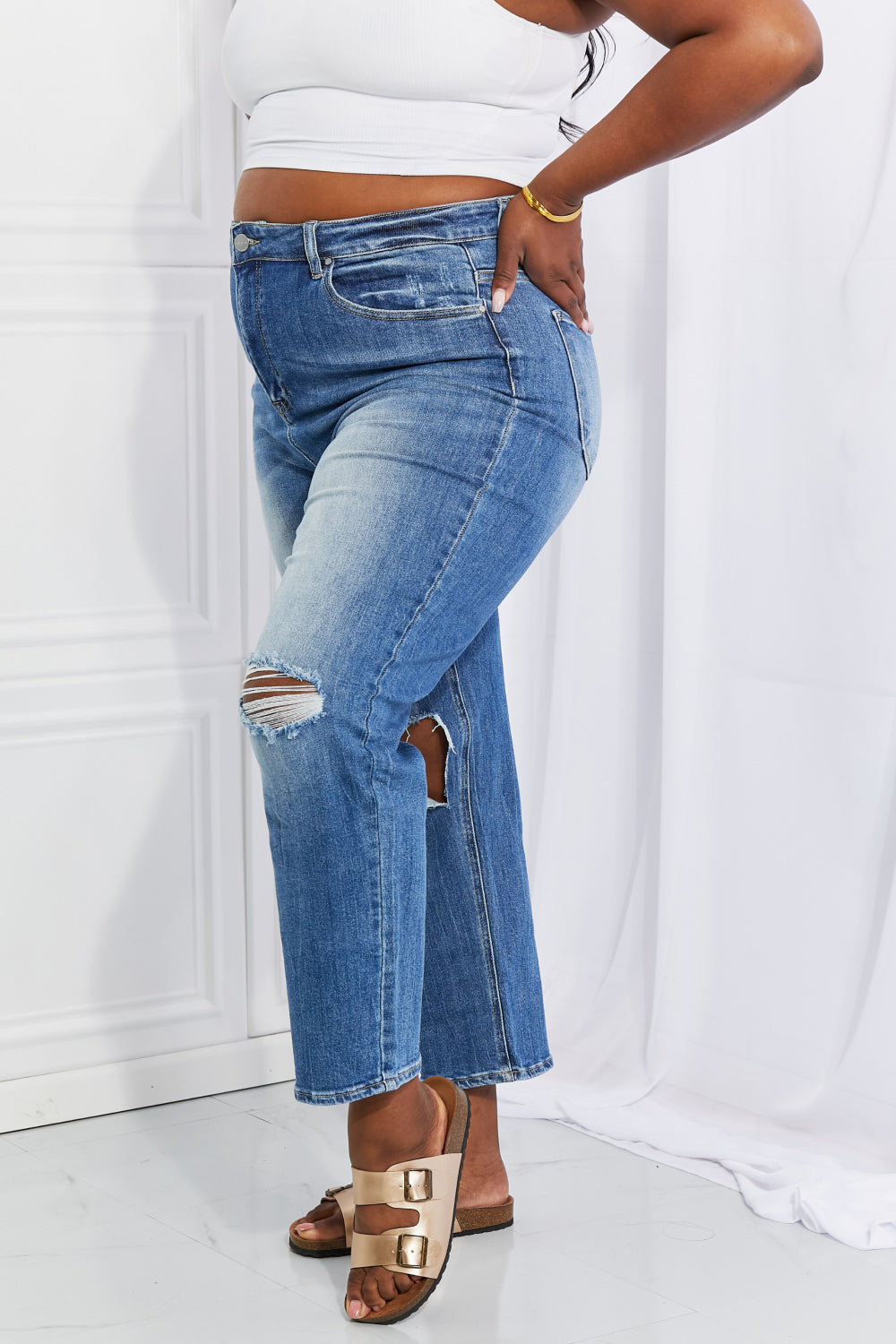 Emily High Rise Relaxed Jeans Risen