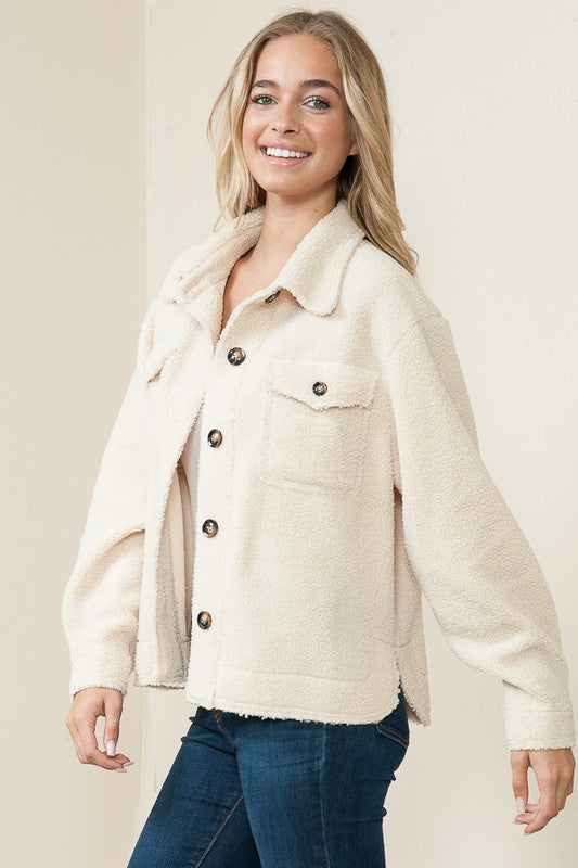 Teddy Faux Sherpa Jacket