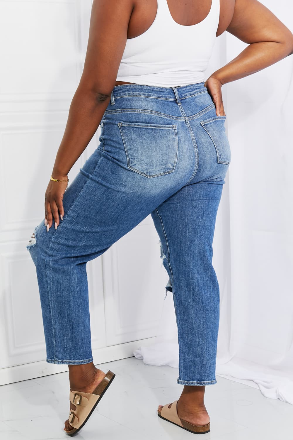 Emily High Rise Relaxed Jeans Risen